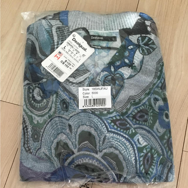 DESIGUAL(デシグアル)の新品タグ付き未開封💝デシグアル サマーニットカーディガン レディースのトップス(カーディガン)の商品写真