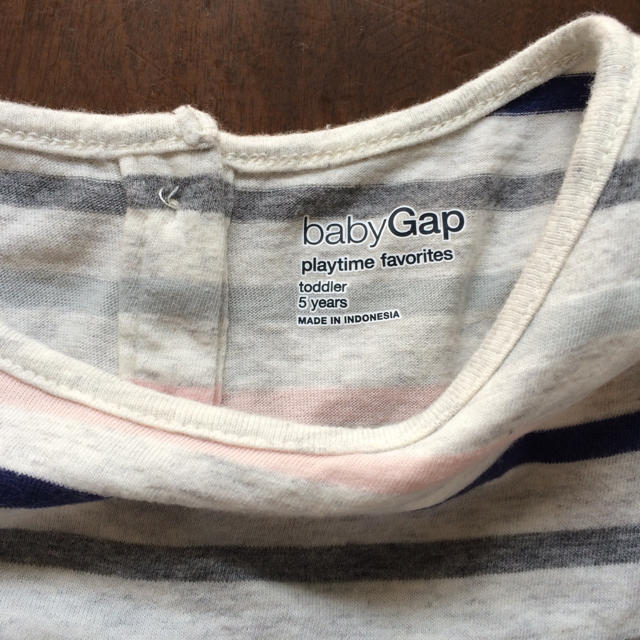 babyGAP(ベビーギャップ)の☆Baby Gap チェニック☆ボーダー♪サイズ110 キッズ/ベビー/マタニティのキッズ服女の子用(90cm~)(ワンピース)の商品写真