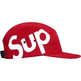 13fw supreme sup side logo camp cap