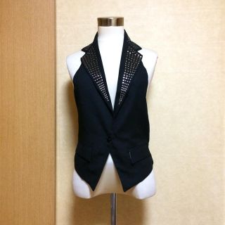 マニックス(manics)の新品 mc by manics マニックス✧︎*。スタッズベスト(ベスト/ジレ)