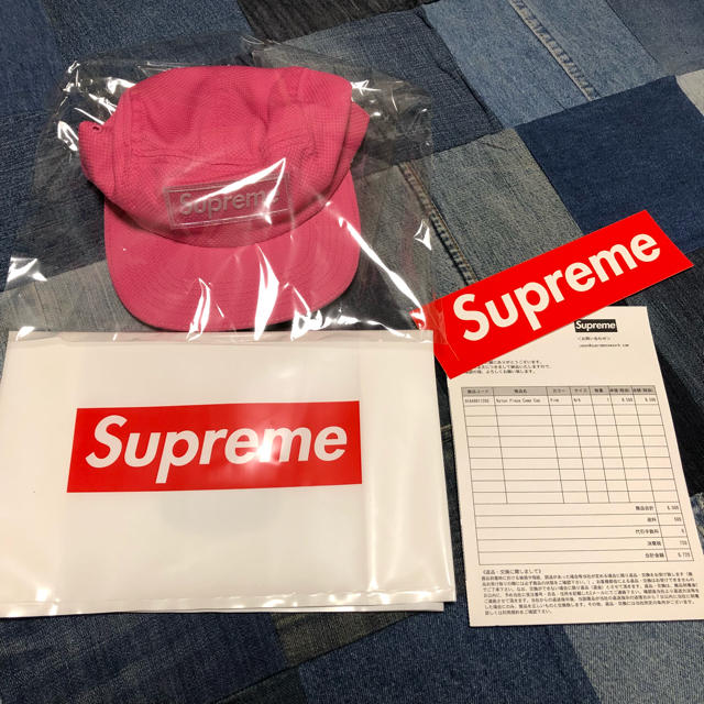 定価以下 Supreme Nylon Pique Camp Cap キャップ