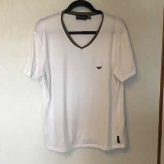 エンポリオアルマーニ(Emporio Armani)のEMPORIO ARMANI エンポリオアルマーニ Ｔシャツ 白 ストレッチ(Tシャツ/カットソー(半袖/袖なし))