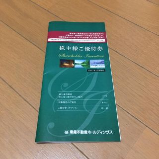 東急不動産ホールディングス 株主優待券(その他)