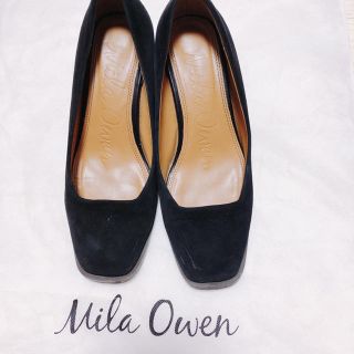 ミラオーウェン(Mila Owen)のMilaOwen ミラオーウェン スクエアパンプス(ハイヒール/パンプス)