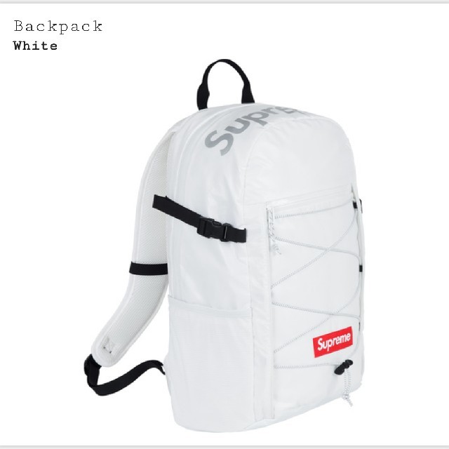 新品 supreme 17aw backpack white