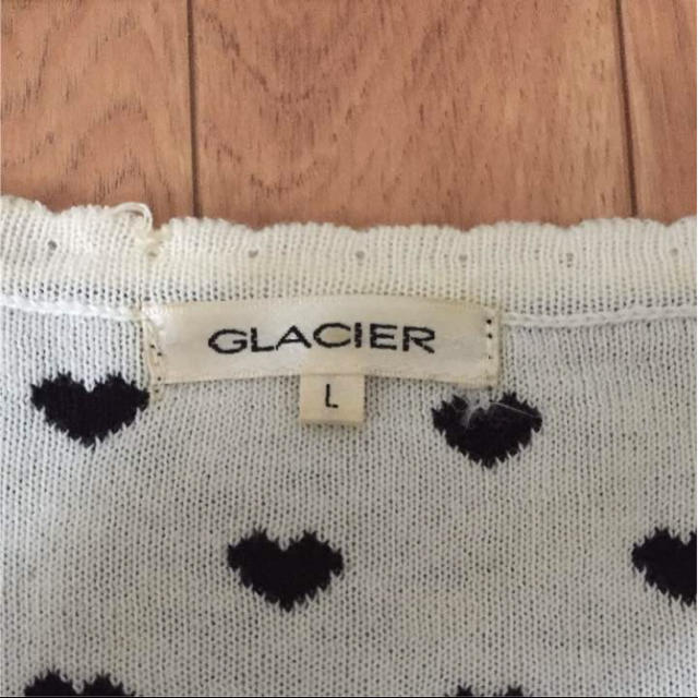 HONEYS(ハニーズ)のGLACIER ハート柄 トップス レディースのトップス(カットソー(半袖/袖なし))の商品写真