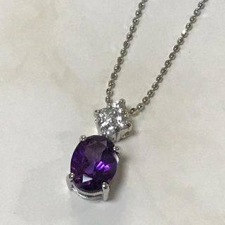 ジュエリーツツミ(JEWELRY TSUTSUMI)のK10アメジストネックレス(ネックレス)