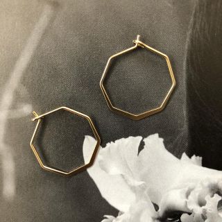 エンフォルド(ENFOLD)のimport hexagon hoop pierce(ピアス)