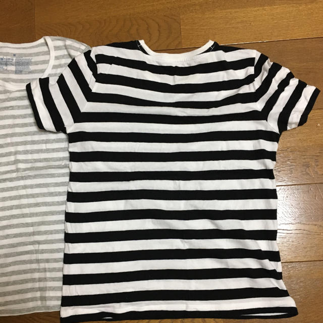 MUJI (無印良品)(ムジルシリョウヒン)の無印 ボーダーTシャツ レディースのトップス(Tシャツ(半袖/袖なし))の商品写真