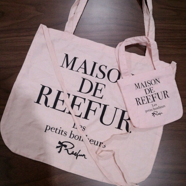 Maison de Reefur(メゾンドリーファー)のショップバック♡2枚セット レディースのバッグ(ショップ袋)の商品写真