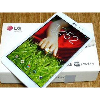 エルジーエレクトロニクス(LG Electronics)のLG G Pad 8.3　LG-V500☆美品☆送料無料(タブレット)