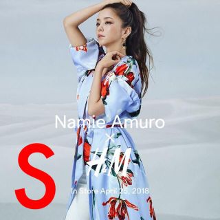 エイチアンドエム(H&M)の安室奈美恵 H&M ガウン  ワンピース  フラワー(ロングワンピース/マキシワンピース)