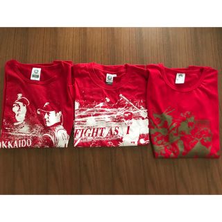 ホッカイドウニホンハムファイターズ(北海道日本ハムファイターズ)の日本ハムファイターズ  アジアンフェスタ Tシャツ3枚セット(記念品/関連グッズ)