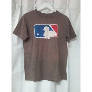 Tシャツ XL サイズ USA 野球 MLB 茶色 ベージュ(Tシャツ/カットソー(半袖/袖なし))