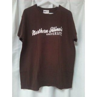 Tシャツ XL サイズ USA こげ茶 茶色 ベージュ(Tシャツ/カットソー(半袖/袖なし))