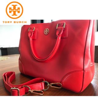 トリーバーチ(Tory Burch)のトリーバーチ Tory Burch ハンドバッグ オレンジ 夏色(トートバッグ)