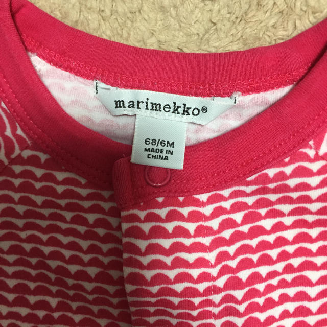 marimekko(マリメッコ)のみん様専用marimekko足付きロンパース キッズ/ベビー/マタニティのベビー服(~85cm)(ロンパース)の商品写真