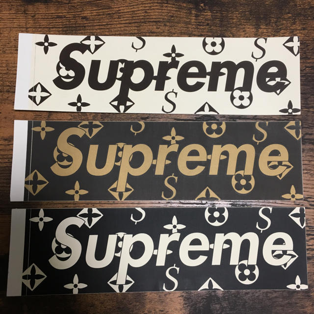 [今週限定] supreme モノグラム box sticker ヴィトン
