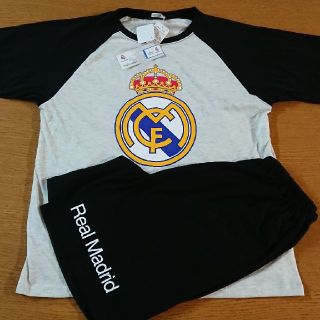 ☆Real madrid☆半袖パジャマ☆サイズ160㎝☆グレー・黒色☆男の子(パジャマ)