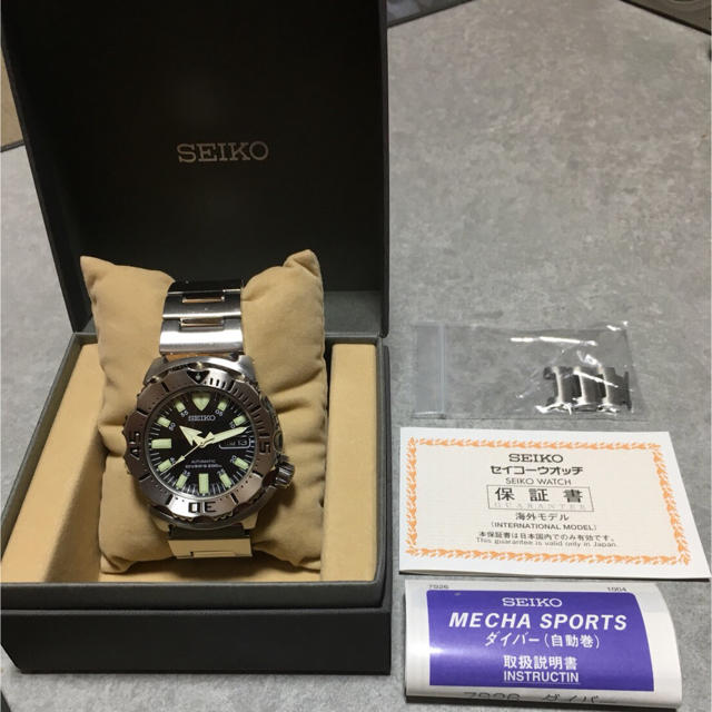 SEIKO(セイコー)のシフォン様専用 セイコーブラックモンスター 腕時計 メンズの時計(腕時計(デジタル))の商品写真