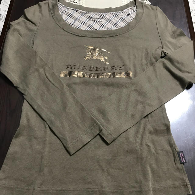 BURBERRY BLUE LABEL(バーバリーブルーレーベル)の美品 バーバリー ブルーレーベル Tシャツ レディースのトップス(Tシャツ(長袖/七分))の商品写真