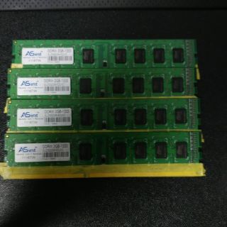 ASint メモリ DDR3 2gb✖️4(PCパーツ)