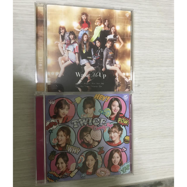 Waste(twice)(ウェストトゥワイス)のTWICE Wake Me Up,Candy Popセット エンタメ/ホビーのCD(K-POP/アジア)の商品写真