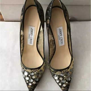 ジミーチュウ(JIMMY CHOO)の新品♡半額♡ジミーチュウ♡LYZO 10cmヒール♡パンプス(ハイヒール/パンプス)