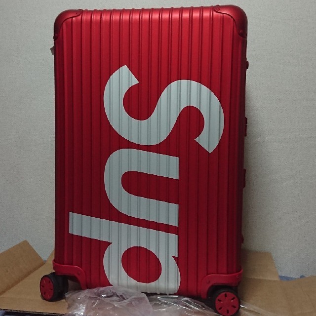 【メーカー直売】 Topas RIMOWA Supreme - RIMOWA Multiwheel red 82L トラベルバッグ/スーツケース