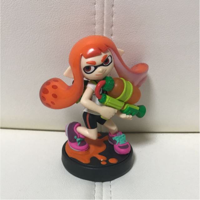 スプラトゥーン アミーボ ガール オレンジ エンタメ/ホビーのフィギュア(ゲームキャラクター)の商品写真