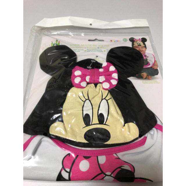 Disney(ディズニー)のディズニー ミニー 帽子&スタイ キッズ/ベビー/マタニティのこども用ファッション小物(帽子)の商品写真