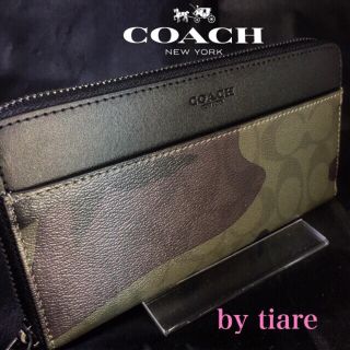 コーチ(COACH)の限定セール❣️新品コーチ長財布F87189 カモフラ シグネチャー 2017型(長財布)