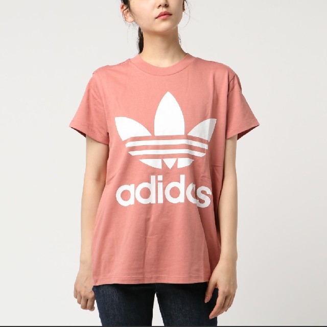 adidas(アディダス)のテテ様専用 adidas コーラルピンク Tシャツ レディースのトップス(Tシャツ(半袖/袖なし))の商品写真