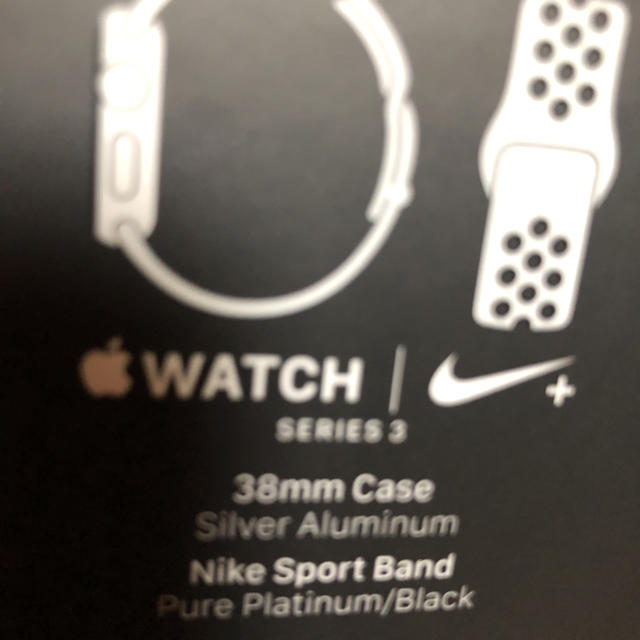 Apple Watch(アップルウォッチ)のapple watch×NIKE 38mmseries3 白 メンズの時計(腕時計(デジタル))の商品写真