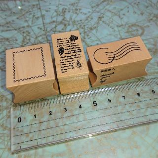 新品★海外製スタンプセット(はんこ)