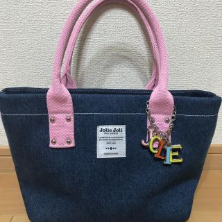 お値下 美品 Jolie Joli ジョリージョリ トート デニム 4,536円(トートバッグ)