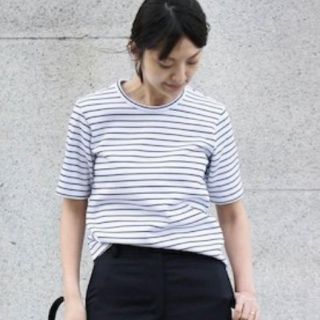 ドゥーズィエムクラス(DEUXIEME CLASSE)のDeuxieme Classe 美品 CINOH BORDER T-シャツ(Tシャツ(半袖/袖なし))