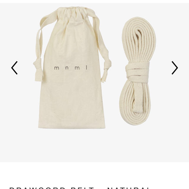 FEAR OF GOD(フィアオブゴッド)のMnml drawcolt belt レディースのファッション小物(ベルト)の商品写真