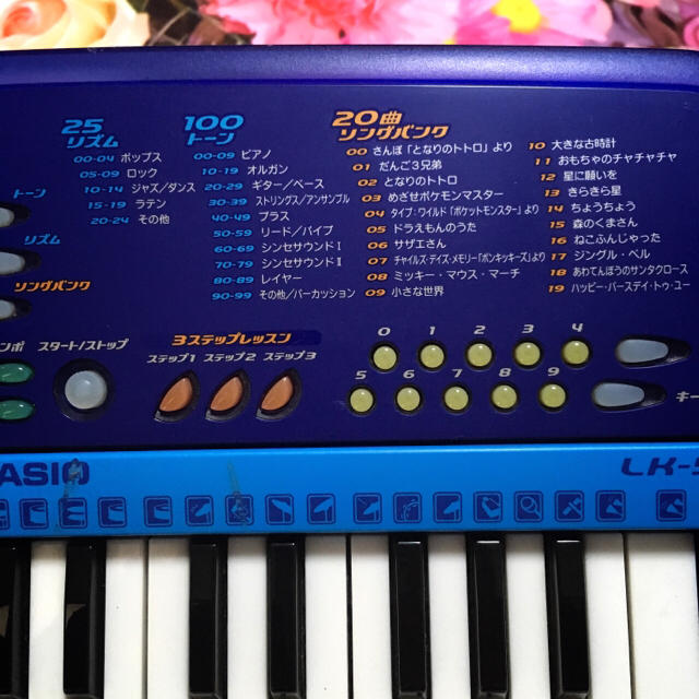 CASIO - カシオ LK-5 光ナビ 電子キーボード アダプター付き CASIO 32鍵盤の通販 by とらんぷ's shop｜カシオならラクマ