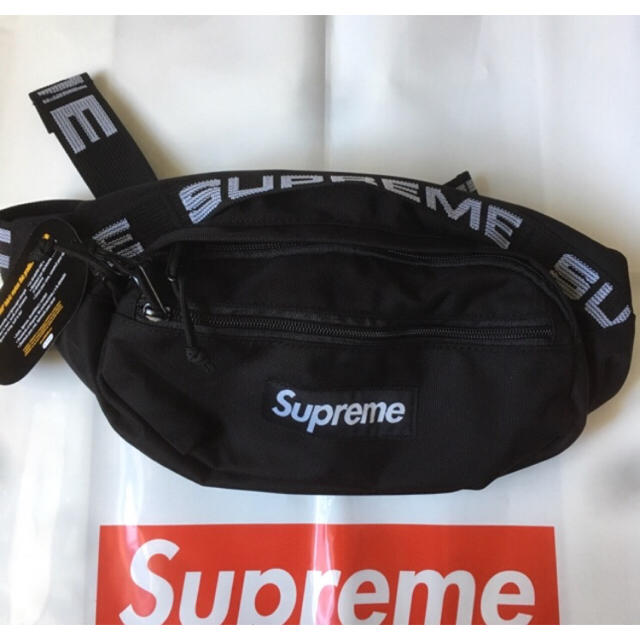 Supreme(シュプリーム)の18ss Supreme Waist Bag Black メンズのバッグ(ウエストポーチ)の商品写真