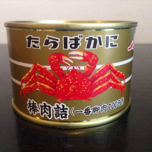 【2缶セット】ストー たらばかに 棒肉詰 一番脚肉100% 食品/飲料/酒の加工食品(缶詰/瓶詰)の商品写真