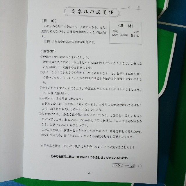 わーちゃんママ様専用 めばえ教室 わかばコース お教材