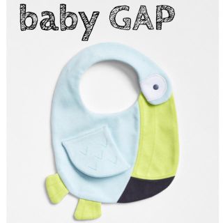 ベビーギャップ(babyGAP)の【タグ付き新品】 baby GAP スタイ ビブ トゥーカン  鳥さん(ベビースタイ/よだれかけ)