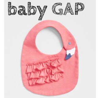 ベビーギャップ(babyGAP)の【タグ付き 新品】baby GAP フラミンゴ スタイ ビブ(ベビースタイ/よだれかけ)