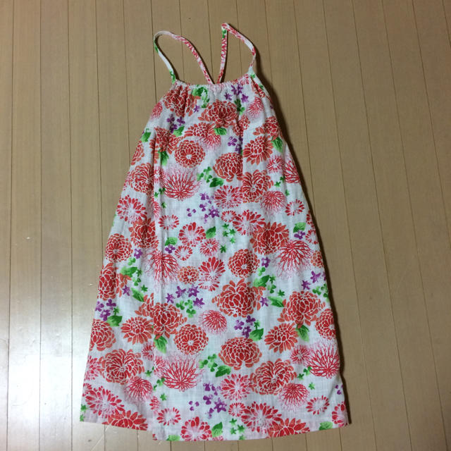 ampersand(アンパサンド)のampersand 浴衣 100cm キッズ/ベビー/マタニティのキッズ服女の子用(90cm~)(甚平/浴衣)の商品写真