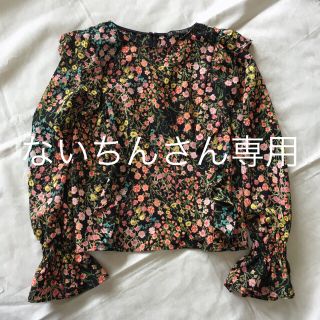 ザラ(ZARA)のZARA  ザラ  花柄  ブラウス(シャツ/ブラウス(長袖/七分))