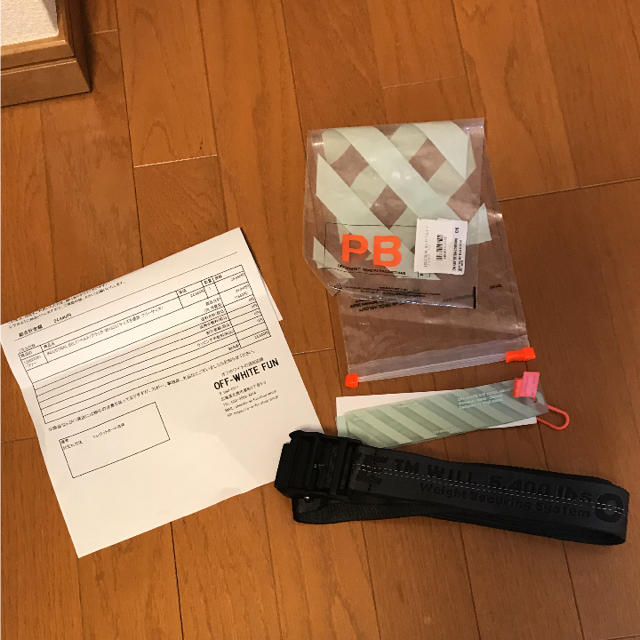 OFF-WHITE(オフホワイト)のOff-White INDUSTRIAL BELT ブラック メンズのファッション小物(ベルト)の商品写真