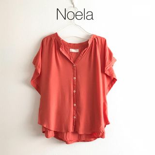 ノエラ(Noela)の訳あり◇ノエラNoela フリルスリーブブラウス トップス 春夏 半袖 通勤仕事(シャツ/ブラウス(半袖/袖なし))