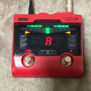 KORG Pitch Black+ チューナー ピッチブラック レッド 赤(エフェクター)