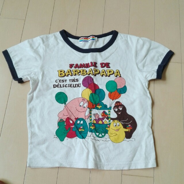 バーバパパ　デザインTシャツ100㎝　男の子にも女の子にも キッズ/ベビー/マタニティのキッズ服男の子用(90cm~)(Tシャツ/カットソー)の商品写真